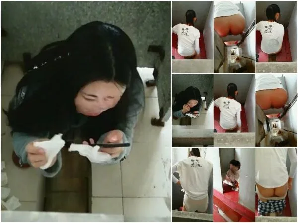 金を払って女子学生を雇い、トイレで盗撮（その1）！朝はうんちをする人が本当に多くて、どの個室にも用を足している女子がいた。