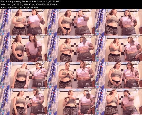 Sorority Hazing Blackmail Piss Tape