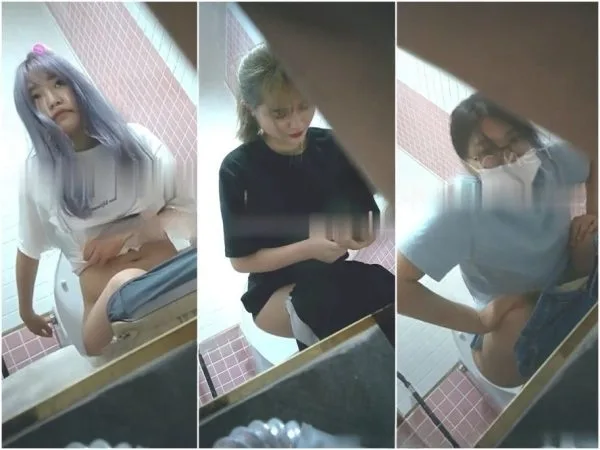 盗撮の達人が女子高のトイレに潜入❤️ダンス科の美女がレッスン着を脱いで全裸になり、用を足したり生理用品を交換したりしながら親友とおしゃべりする様…