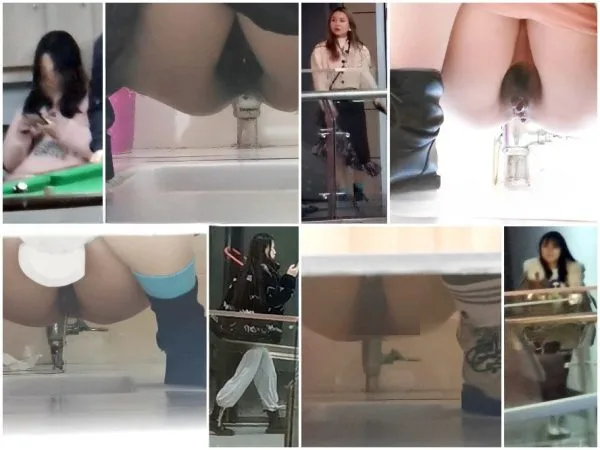 国内のショッピングモールの各階にある女性用トイレで撮影した写真です❤️ 多くの若い女性がこれらの施設を利用しています Hidden Camera