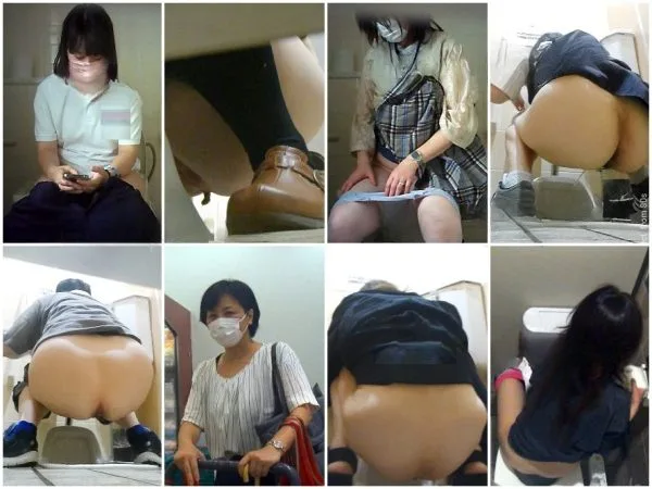 ヌケル人気モデル(７)ばら売りうんち美女がガニマタ姿でアソコを長時間拭く２画面マルチ編集のおまけつき Hidden Camera