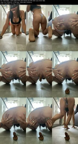 ANOOK84 – I SHIT HARD WITH THE THONG ON THE SIDE