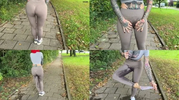 Cat-Coxx – Dreckige Piss-Schlampe – Publik XXL Flut in die Leggins