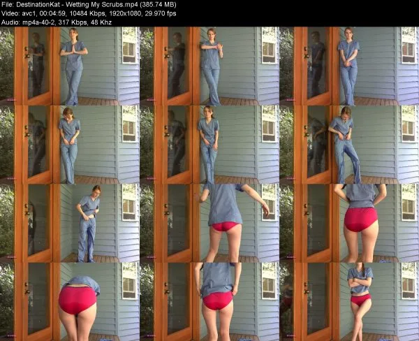DestinationKat – Wetting My Scrubs