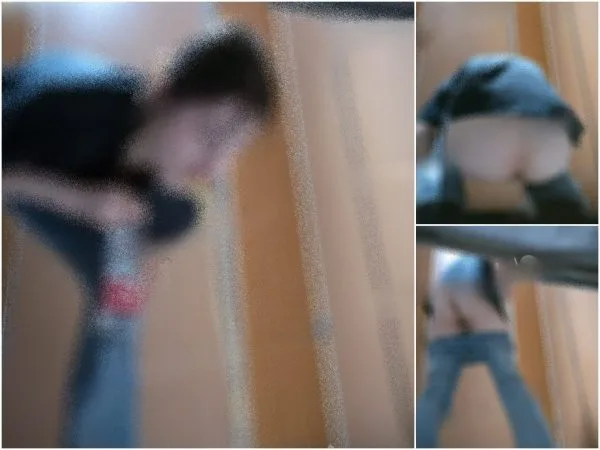 冴えない男が勤務中にサボって職場の女子トイレに潜入❤️メガネをかけた大人っぽい女性同僚2人が用を足す様子を盗撮【高画質・無修正版】 Hidden…