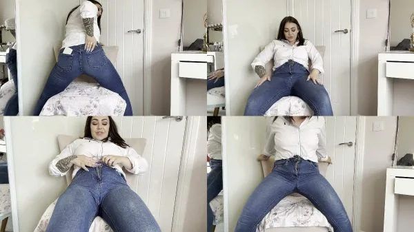Kaciemodel – Wetting in my Denim Jeans