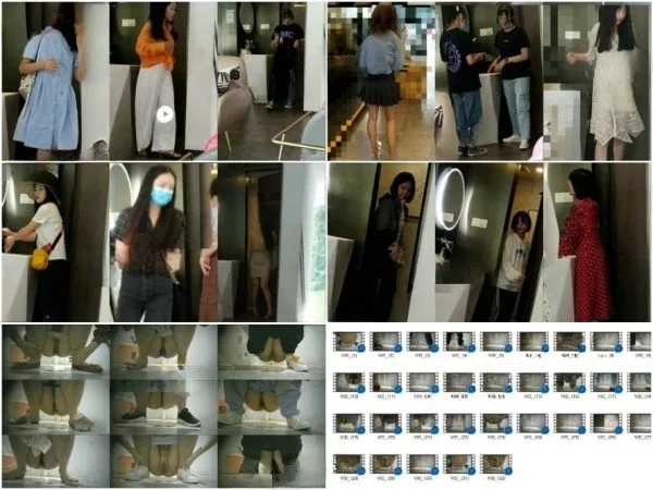 【極上トイレ盗撮】洋食店にて、行き交う若い女性の「若々しい秘所」を至近距離からクローズアップ❤️アンダーヘアが極めて薄い若い娘の股間を、穴に突っ…