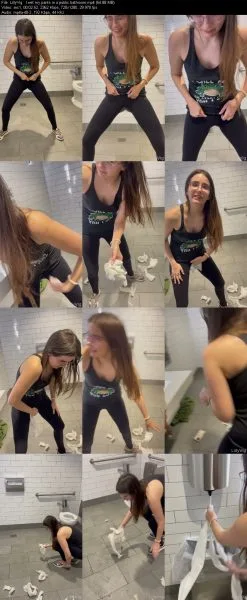 LillyVig   I wet my pants in a public bathroom