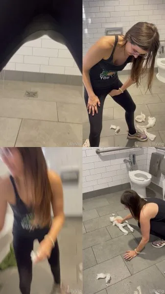 LillyVig I wet my pants in a public bathroom