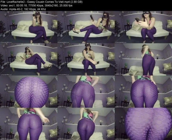 LoveRachelle2 – Gassy Cousin Comes To Visit