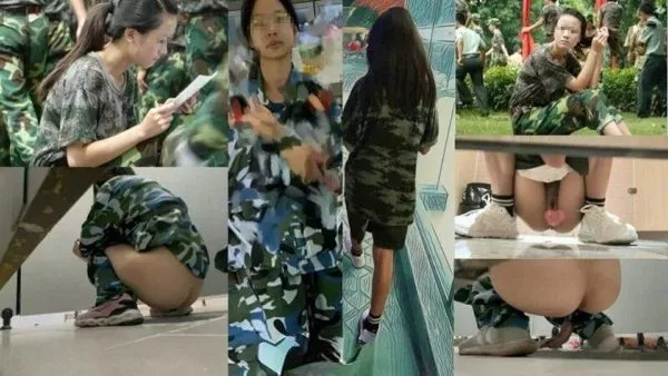 大学の女子トイレに潜入して盗撮しました❤️新学期の軍事訓練に参加した新入生たちは汗と膣の匂いでいっぱいでした Hidden Camera