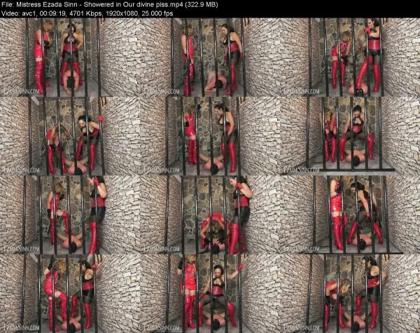 Mistress Ezada Sinn – Showered in Our divine piss