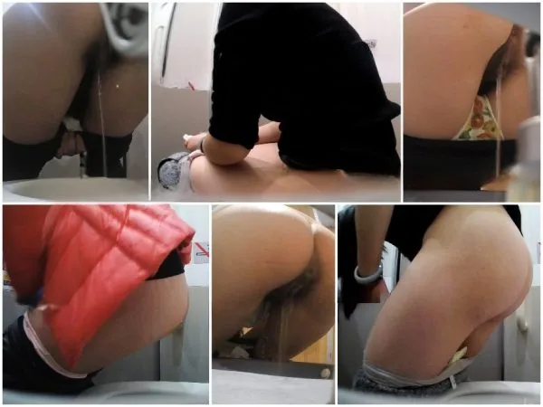 高速鉄道のトイレに固定設置された隠しカメラが、乗客や乗務員を撮影している。 Hidden Camera