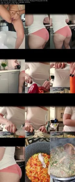 Scat Doll – Dine and Dump – 23 Minutes of Cooking, Pooping & Pissing