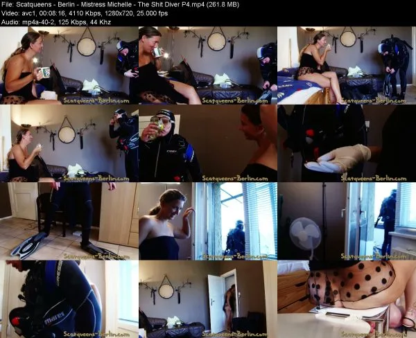 Scatqueens – Berlin – Mistress Michelle – The Shit Diver P4