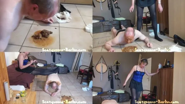 Scatqueens – Berlin – Shitting into the Mouth of the Lick Slave P2