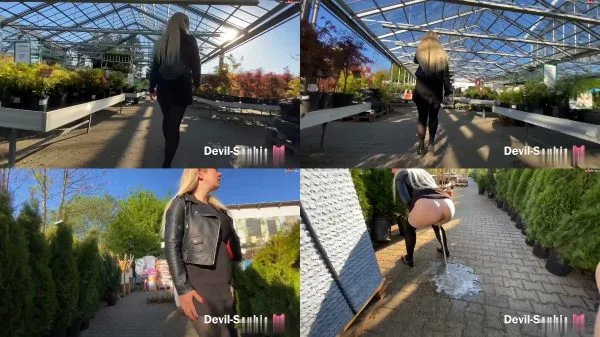 SteffiBlond – Public BLUMENGESCHAFT Piss versaut unterwegs PUBLIC FURZ P…