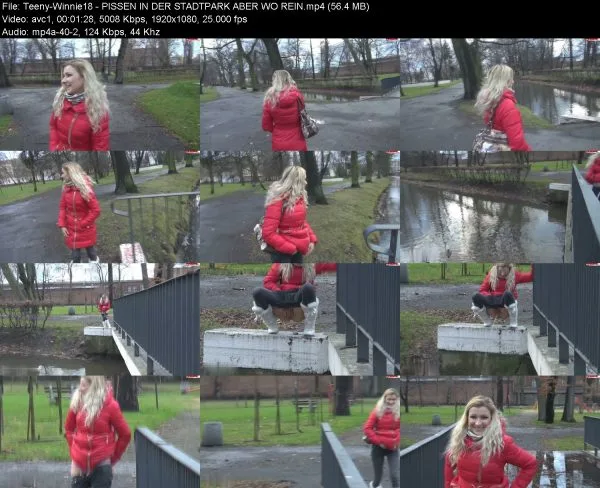 Teeny-Winnie18 – PISSEN IN DER STADTPARK ABER WO REIN