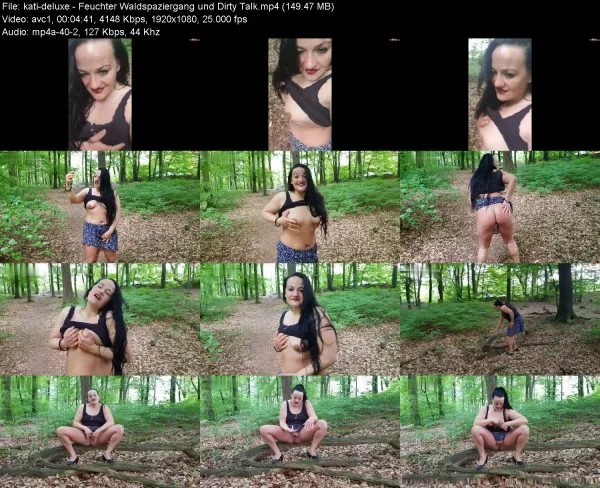 kati-deluxe – Feuchter Waldspaziergang und Dirty Talk
